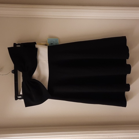 NWT, CeCe Colorblock Bow Dress (flaws) - Picture 4 of 16